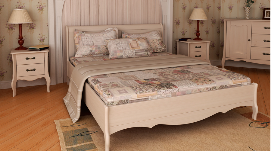 Кровать ЛеБо 1800х2000 без изножья массив