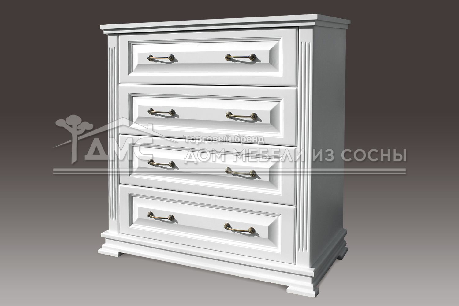 Комод из дерева Венеция 4 ящика