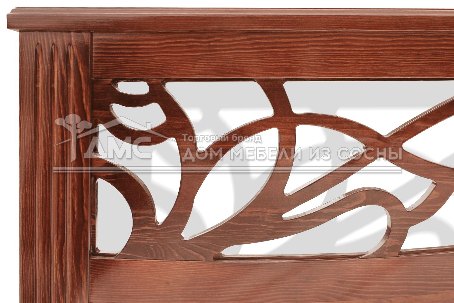 Кровать двухспальная массив Лирос 1200х2000