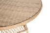 "Эспреззо" плетеный круглый стол, диаметр 118 см, цвет соломенный