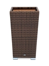 "Капуто" кашпо для цветов плетеное из искусственного ротанга, цвет коричневый