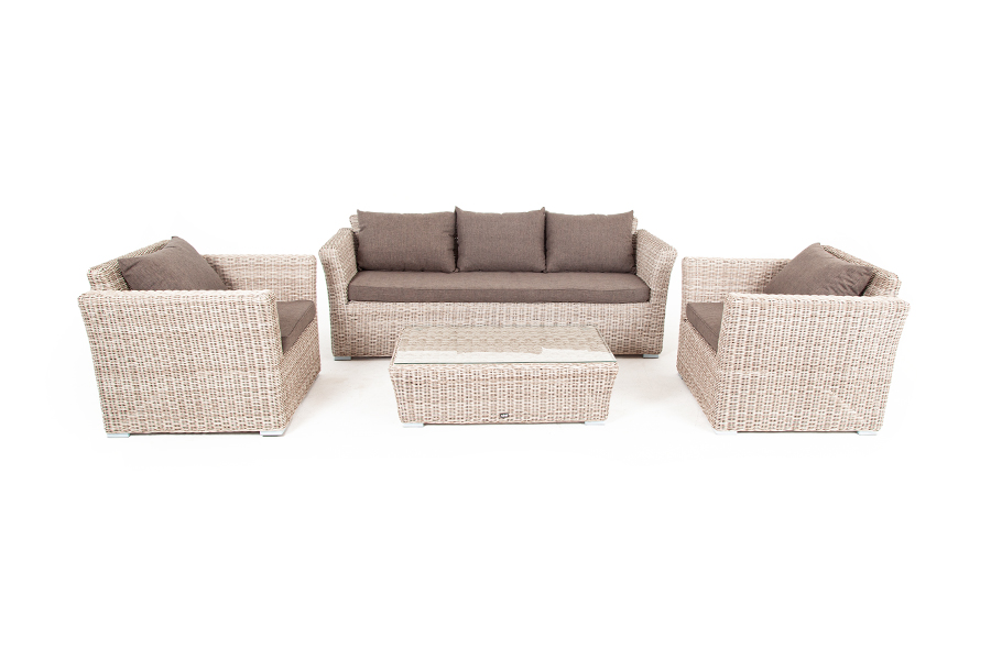 "Капуто" лаунж-зона из искусственного ротанга, цвет бежевый