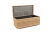 "Порту" сундук водонепроницаемый из искусственного ротанга, цвет соломенный