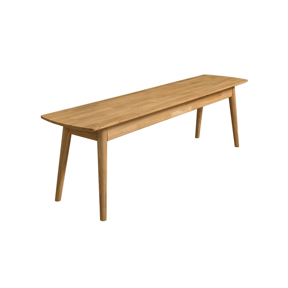 Скамья массив дуба Сканди 1400x400x450