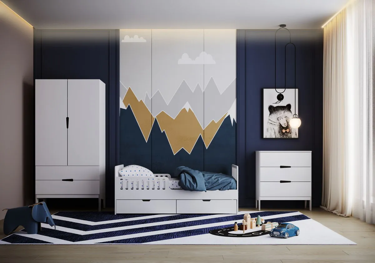 Подростковая кровать 2 ящика Fiora НИК 4