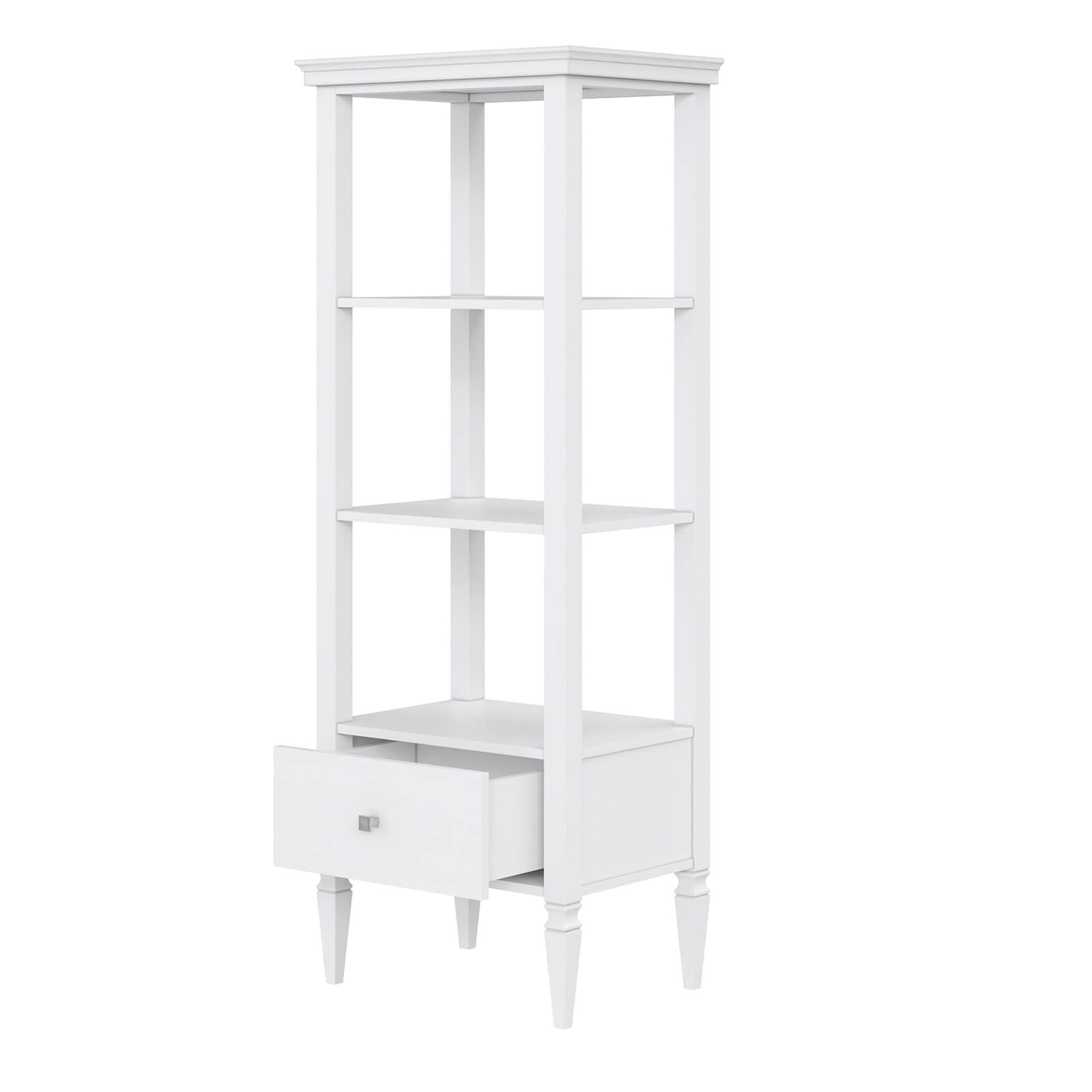 Этажерка «Ольса» 03 (h-1503) (белый лак)