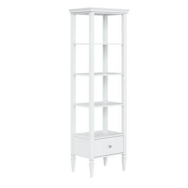 Этажерка «Ольса» 04 (h-1848) (белый лак)