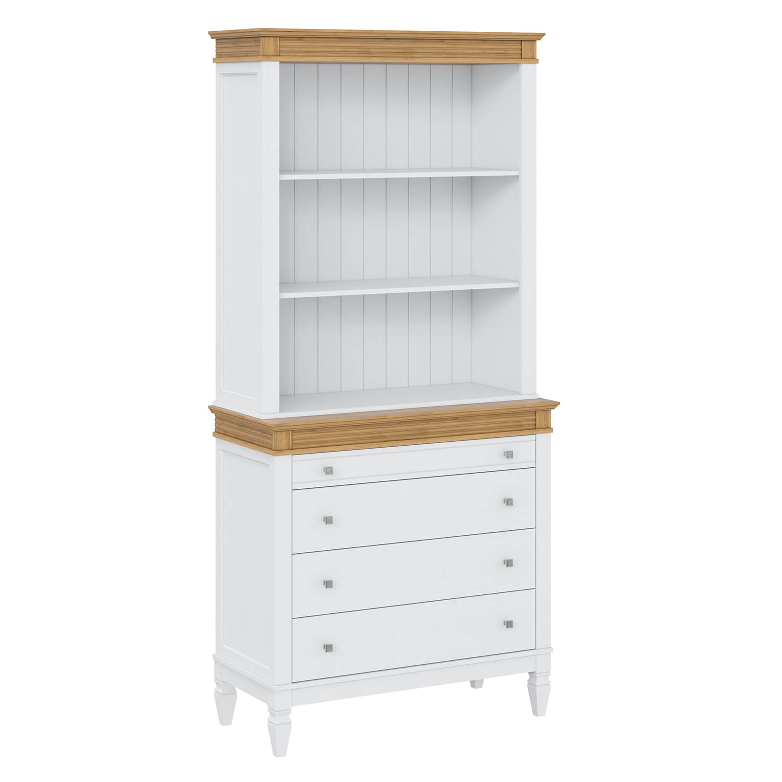 Буфет "Ольса" 200/204 (белый лак/антик 24)