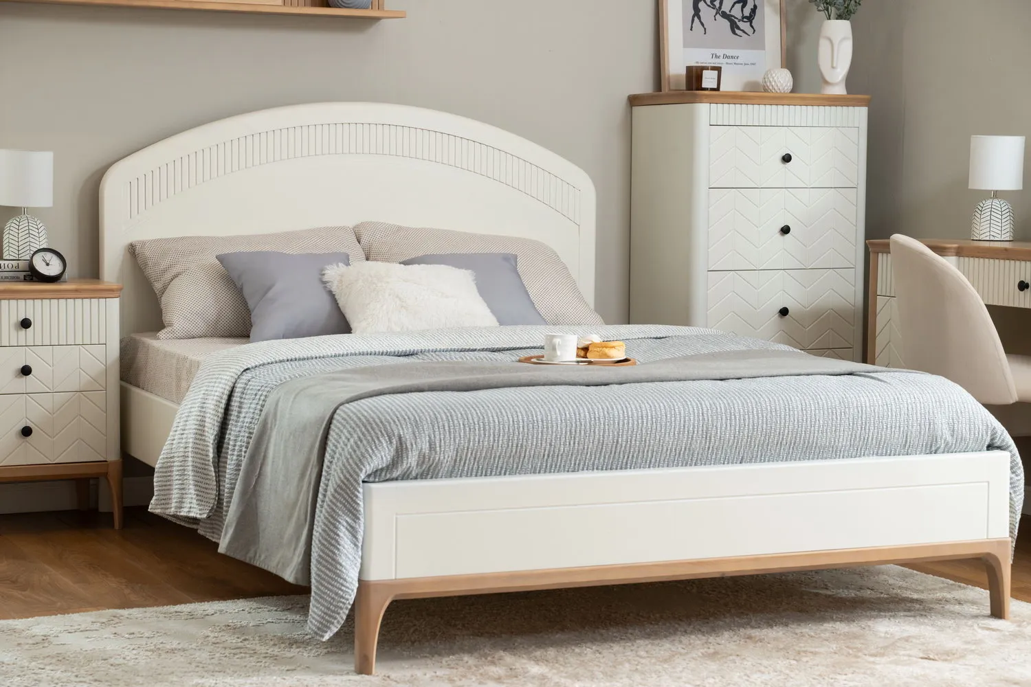 Кровать массив сосны Грета №3 1600х2000