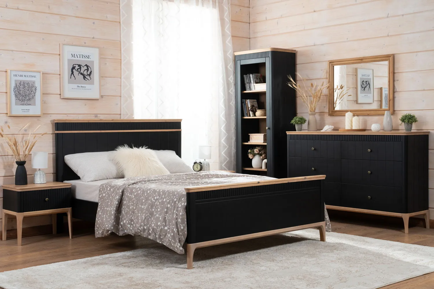 Кровать массив сосны Грета №18 1400х2000